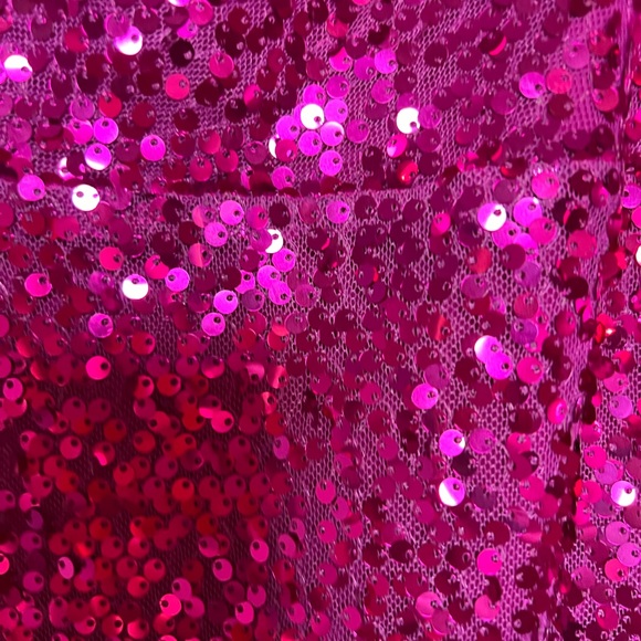 Taylor Fuscia sequin dress - worn once - Picture 4 of 4